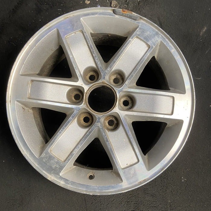 17" SAVANA 1500 VAN 10-14 , aluminum Original OEM Wheel Rim - MACHINED SILVER - Additional View