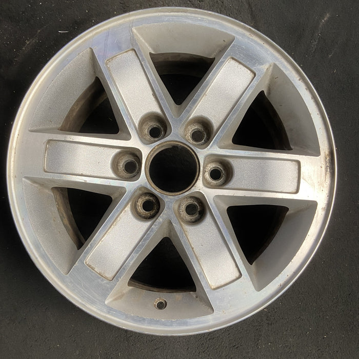 17" SAVANA 1500 VAN 10-14 , aluminum Original OEM Wheel Rim - MACHINED SILVER - Additional View