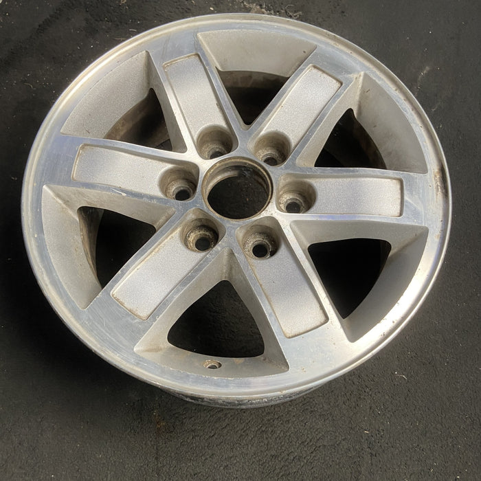 17" SAVANA 1500 VAN 10-14 , aluminum Original OEM Wheel Rim - MACHINED SILVER - View 7