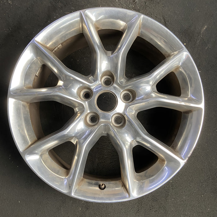 20" GRAND CHEROKEE 14 20x8, 10 spoke Original OEM Wheel Rim - POLISHED - Additional View