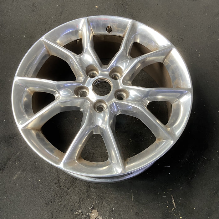 20" GRAND CHEROKEE 14 20x8, 10 spoke Original OEM Wheel Rim - POLISHED - View 8