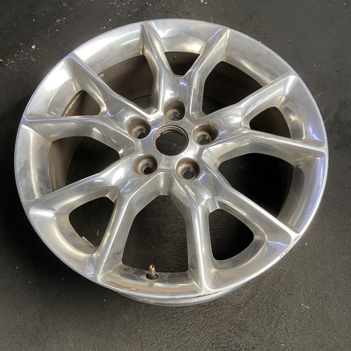 20" GRAND CHEROKEE 14 20x8, 10 spoke Original OEM Wheel Rim - POLISHED - View 7