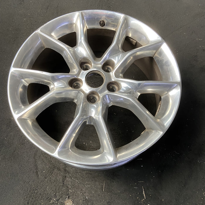 20" GRAND CHEROKEE 14 20x8, 10 spoke Original OEM Wheel Rim - POLISHED - View 8