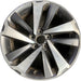 18" NX300 18-21 18x7.5 , , angled spoke Original OEM Wheel Rim - MACHINED - Front View