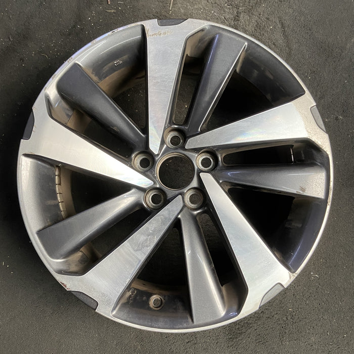 18" NX300 18-21 18x7.5 , , angled spoke Original OEM Wheel Rim - MACHINED - Additional View