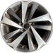 18" NX300 18-21 18x7.5 , , angled spoke Original OEM Wheel Rim - MACHINED - Front View
