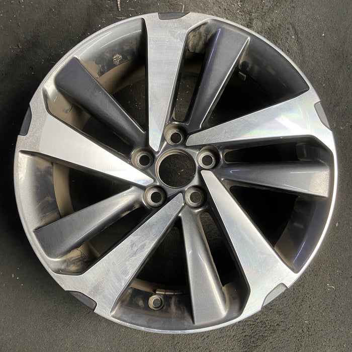 18" NX300 18-21 18x7.5 , , angled spoke Original OEM Wheel Rim - MACHINED - Additional View