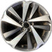 18" NX300 18-21 18x7.5 , , angled spoke Original OEM Wheel Rim - MACHINED - Front View