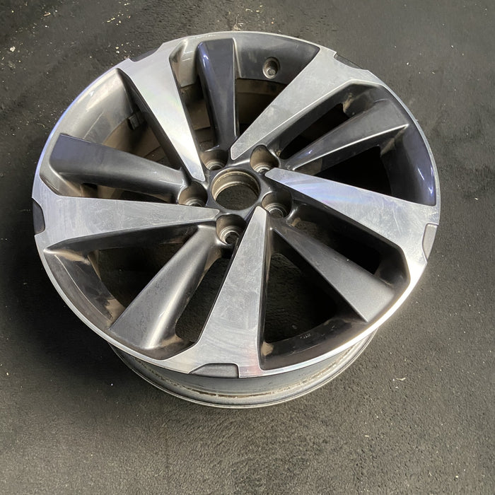 18" NX300 18-21 18x7.5 , , angled spoke Original OEM Wheel Rim - MACHINED - View 8