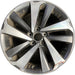 18" NX300 18-21 18x7.5 , , angled spoke Original OEM Wheel Rim - MACHINED - Front View