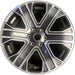 20" WAGONEER 22-23 20x9, , straight spoke Original OEM Wheel Rim - MACHINED - Front View