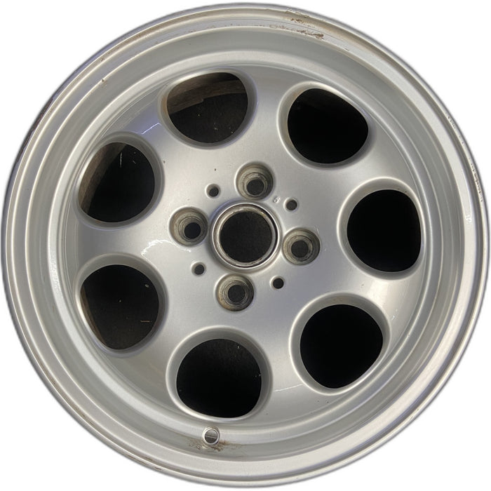 15" CLUBMAN 08-09 15x5.5, alloy, 7 hole , Original OEM Wheel Rim - SILVER - Front View