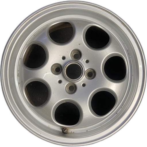 15" CLUBMAN 08-09 15x5.5, alloy, 7 hole , Original OEM Wheel Rim - SILVER - Front View