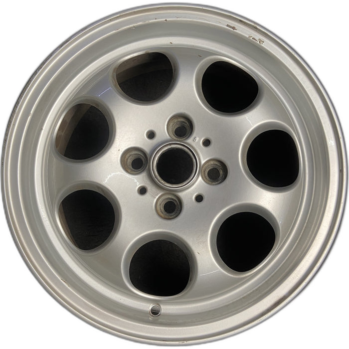 15" CLUBMAN 08-09 15x5.5, alloy, 7 hole , Original OEM Wheel Rim - SILVER - Front View