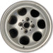 15" CLUBMAN 08-09 15x5.5, alloy, 7 hole , Original OEM Wheel Rim - SILVER - Front View