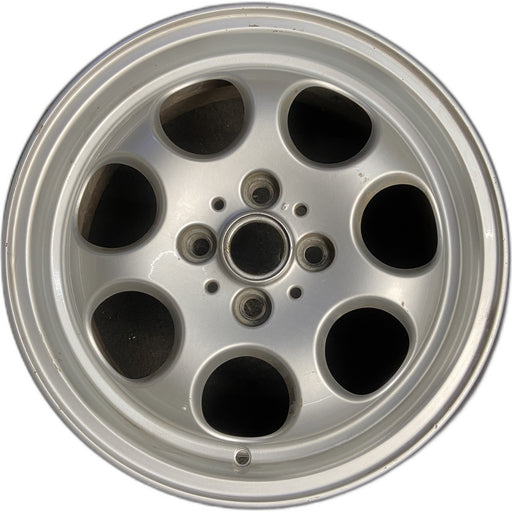15" CLUBMAN 08-09 15x5.5, alloy, 7 hole , Original OEM Wheel Rim - SILVER - Front View