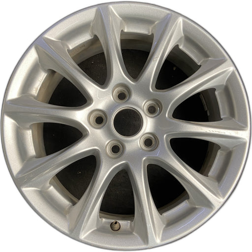 16" FUSION 15-20 16x6.5, aluminum Original OEM Wheel Rim - Front View