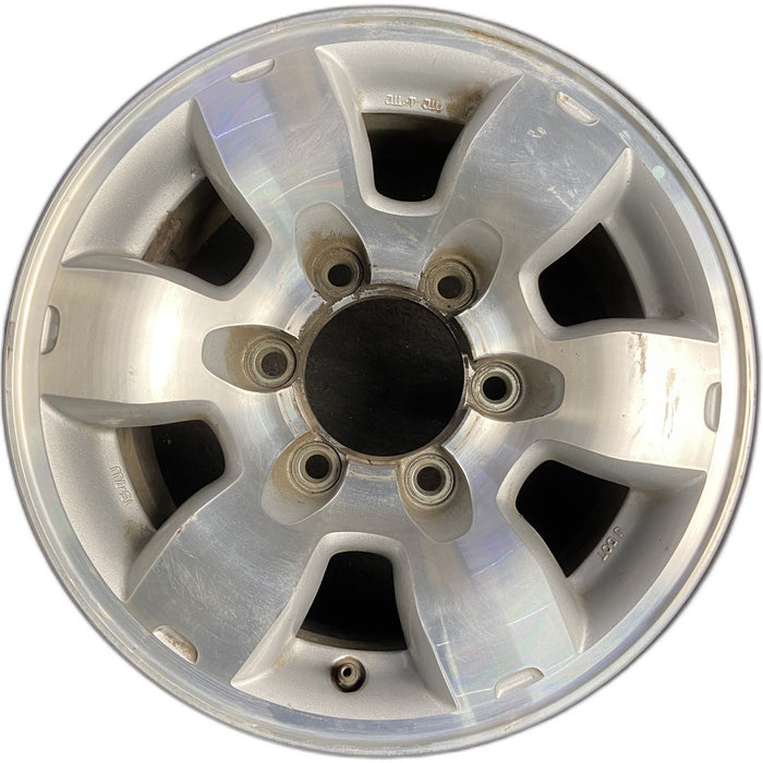 15" FRONTIER 00 4x4, 15x7, alloy Original OEM Wheel Rim - Front View