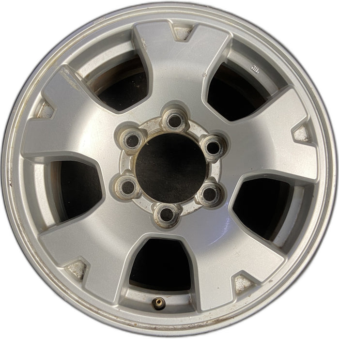16" TACOMA 05-11 16x7, alloy, 5 spoke Original OEM Wheel Rim - Front View