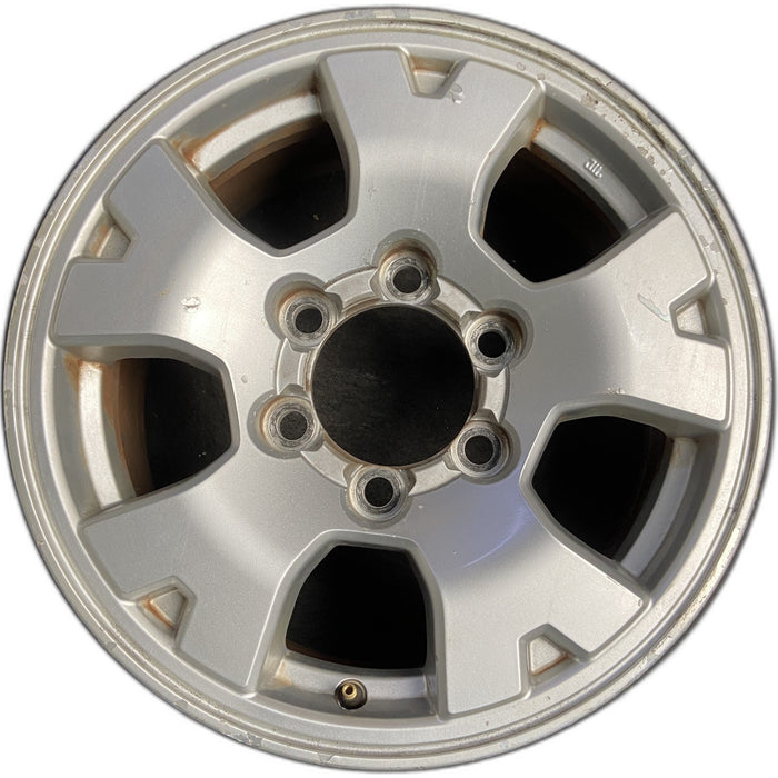 16" TACOMA 05-11 16x7, alloy, 5 spoke Original OEM Wheel Rim - Front View