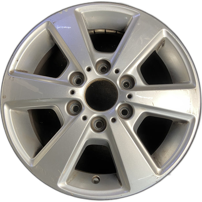 16" ESPRINTER 2500 24-26 16x6.5, aluminum Original OEM Wheel Rim - Front View