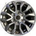 17" RANGER 19-22 17x8, , dark gray, , V spoke Original OEM Wheel Rim - Front View