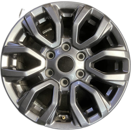 17" RANGER 19-22 17x8, , dark gray, , V spoke Original OEM Wheel Rim - Front View