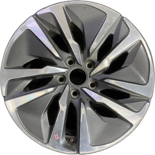 17" ACCORD 18-20 17x7.5 , 10 spoke, Hybrid Original OEM Wheel Rim - MACHINED - Front View