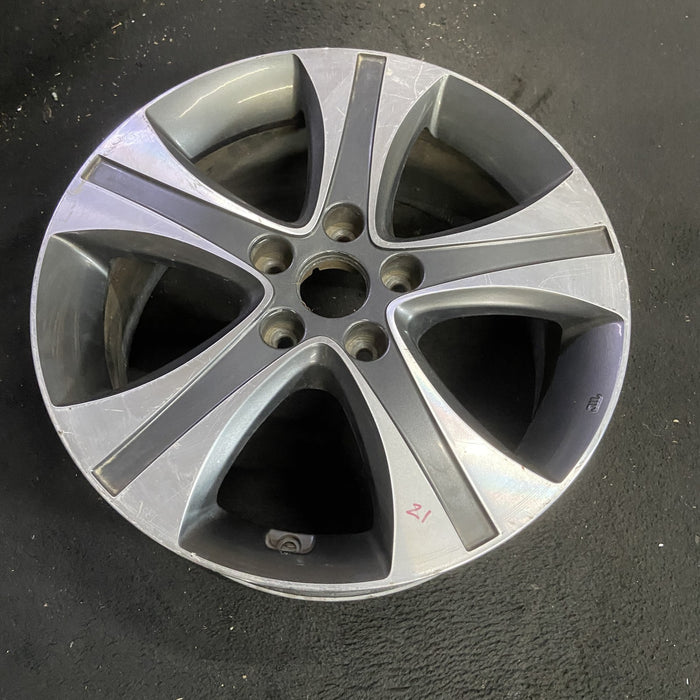 17" ELANTRA 13 17x7 , 5 single spoke , w/o Original OEM Wheel Rim - MACHINED - View 7
