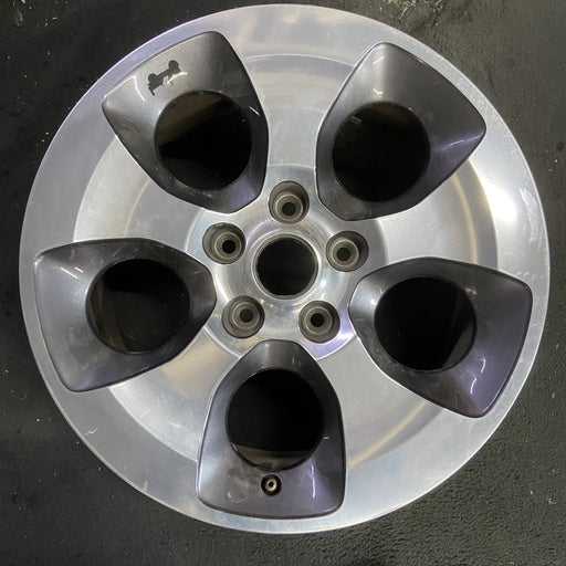18" WRANGLER 16 18x7.5, 5 hole Original OEM Wheel Rim - POLISHED CHARCOAL - Additional View