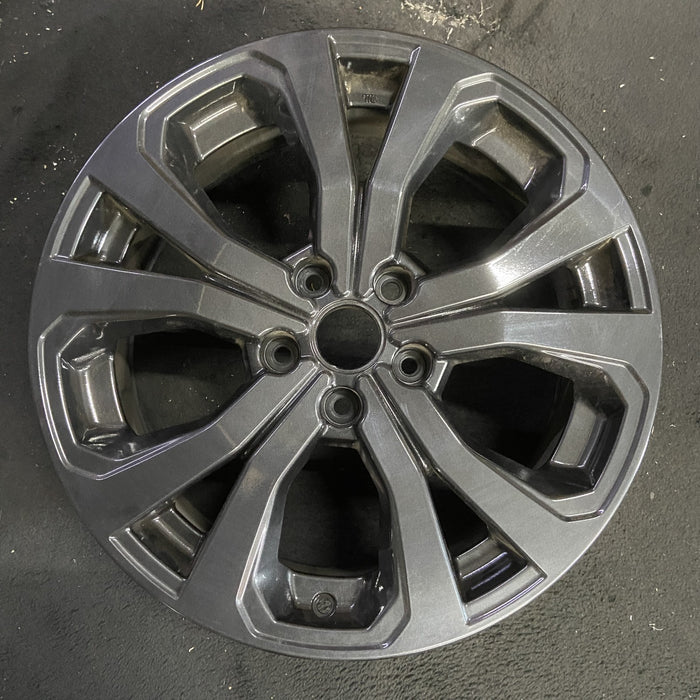 18" FORESTER 19-20 18x7 , w/o face Original OEM Wheel Rim - BLACK - Additional View