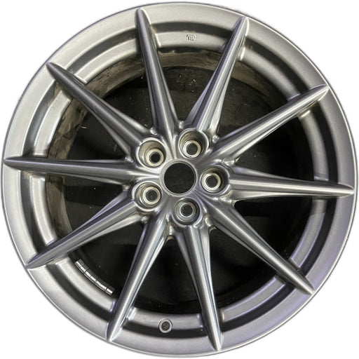 18" BR-Z 22-23 18x7.5 Original OEM Wheel Rim - GREY - Front View