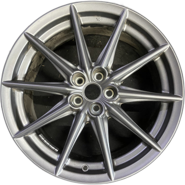 18" BR-Z 22-23 18x7.5 Original OEM Wheel Rim - GREY - Front View