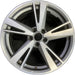 19" RS3 17-20 19x8.5 , , pockets Original OEM Wheel Rim - MACHINED GREY - Front View