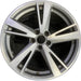 19" RS3 17-20 19x8.5 , , pockets Original OEM Wheel Rim - MACHINED GREY - Front View