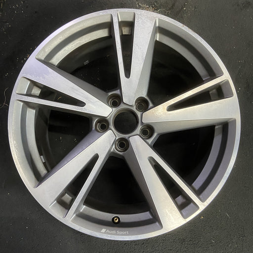 19" RS3 17-20 19x8.5 , , pockets Original OEM Wheel Rim - MACHINED GREY - Additional View