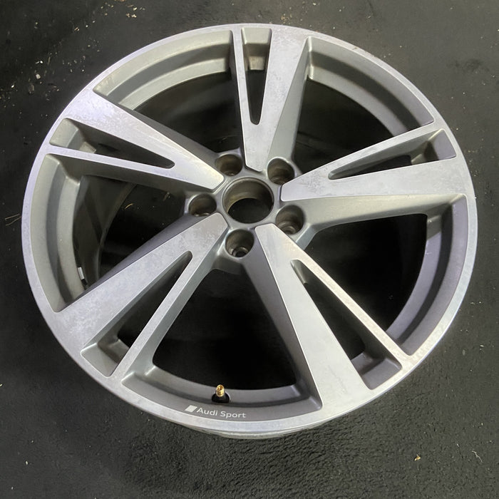 19" RS3 17-20 19x8.5 , , pockets Original OEM Wheel Rim - MACHINED GREY - View 7