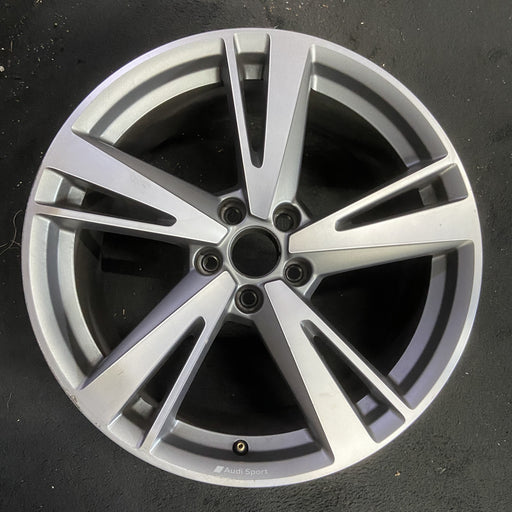 19" RS3 17-20 19x8 , , pockets Original OEM Wheel Rim - MACHINED GREY - Additional View