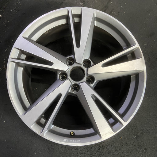 19" RS3 17-20 19x8 , , pockets Original OEM Wheel Rim - MACHINED GREY - Additional View