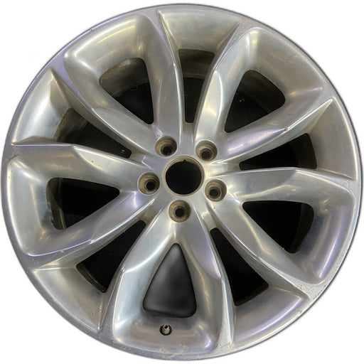 20" EXPLORER 11-14 20x8.5, , 10 spoke, Original OEM Wheel Rim - POLISHED - Front View