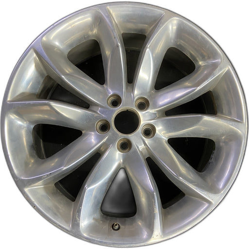 20" EXPLORER 11-14 20x8.5, , 10 spoke, Original OEM Wheel Rim - POLISHED - Front View