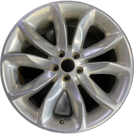 20" EXPLORER 11-14 20x8.5, , 10 spoke, Original OEM Wheel Rim - POLISHED - Front View
