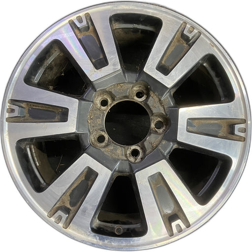 20" TUNDRA 18-21 20x8 , 6 spoke, exposed lug nuts, inlay Original OEM Wheel Rim - Front View