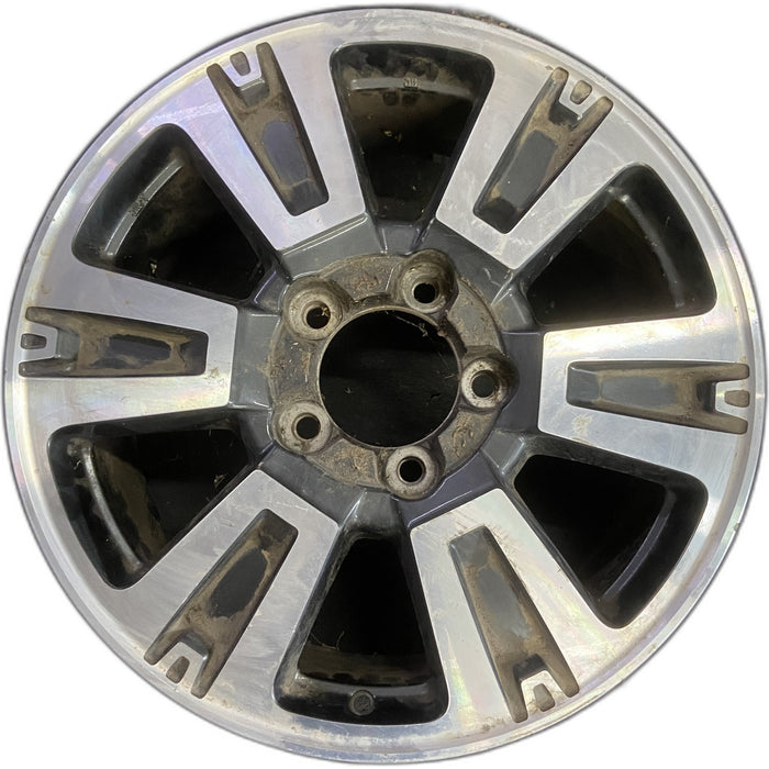 20" TUNDRA 18-21 20x8 , 6 spoke, exposed lug nuts, inlay Original OEM Wheel Rim - Front View