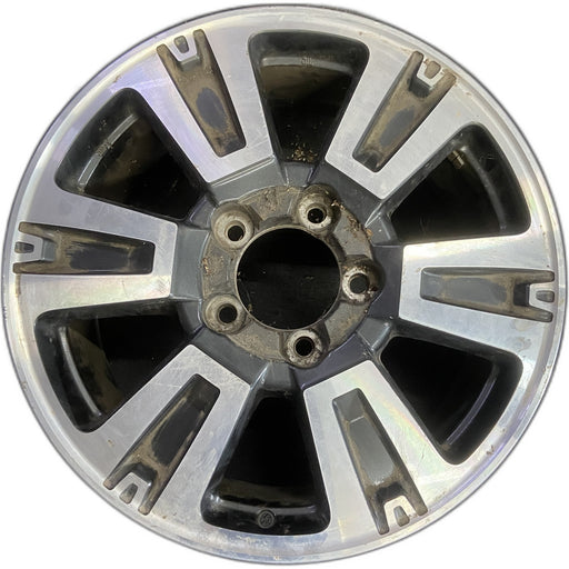 20" TUNDRA 18-21 20x8 , 6 spoke, exposed lug nuts, inlay Original OEM Wheel Rim - Front View