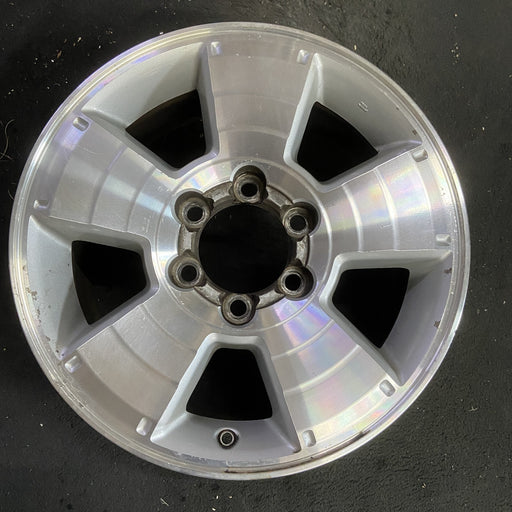 17" TACOMA 05-15 17x7.5, alloy Original OEM Wheel Rim - MACHINED SILVER - Additional View