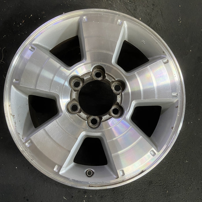 17" TACOMA 05-15 17x7.5, alloy Original OEM Wheel Rim - MACHINED SILVER - Additional View