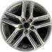 17" FORTE 19-21 17x7 , face Original OEM Wheel Rim - MACHINED CHARCOAL - Front View
