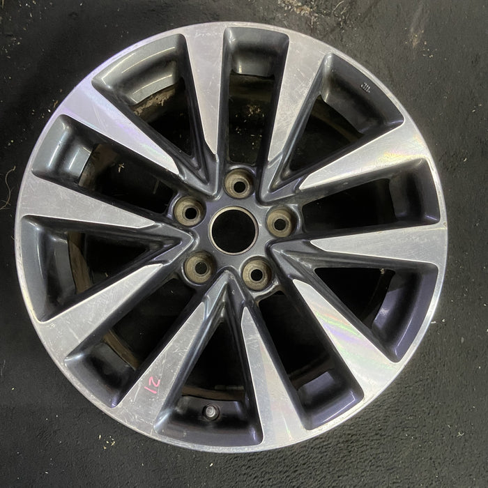 17" ALTIMA 16-17 17x7.5 Original OEM Wheel Rim - MACHINED CHARCOAL - Additional View