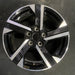 16" SENTRA 24-25 16x6.5, alloy Original OEM Wheel Rim - MACHINED BLACK - Additional View